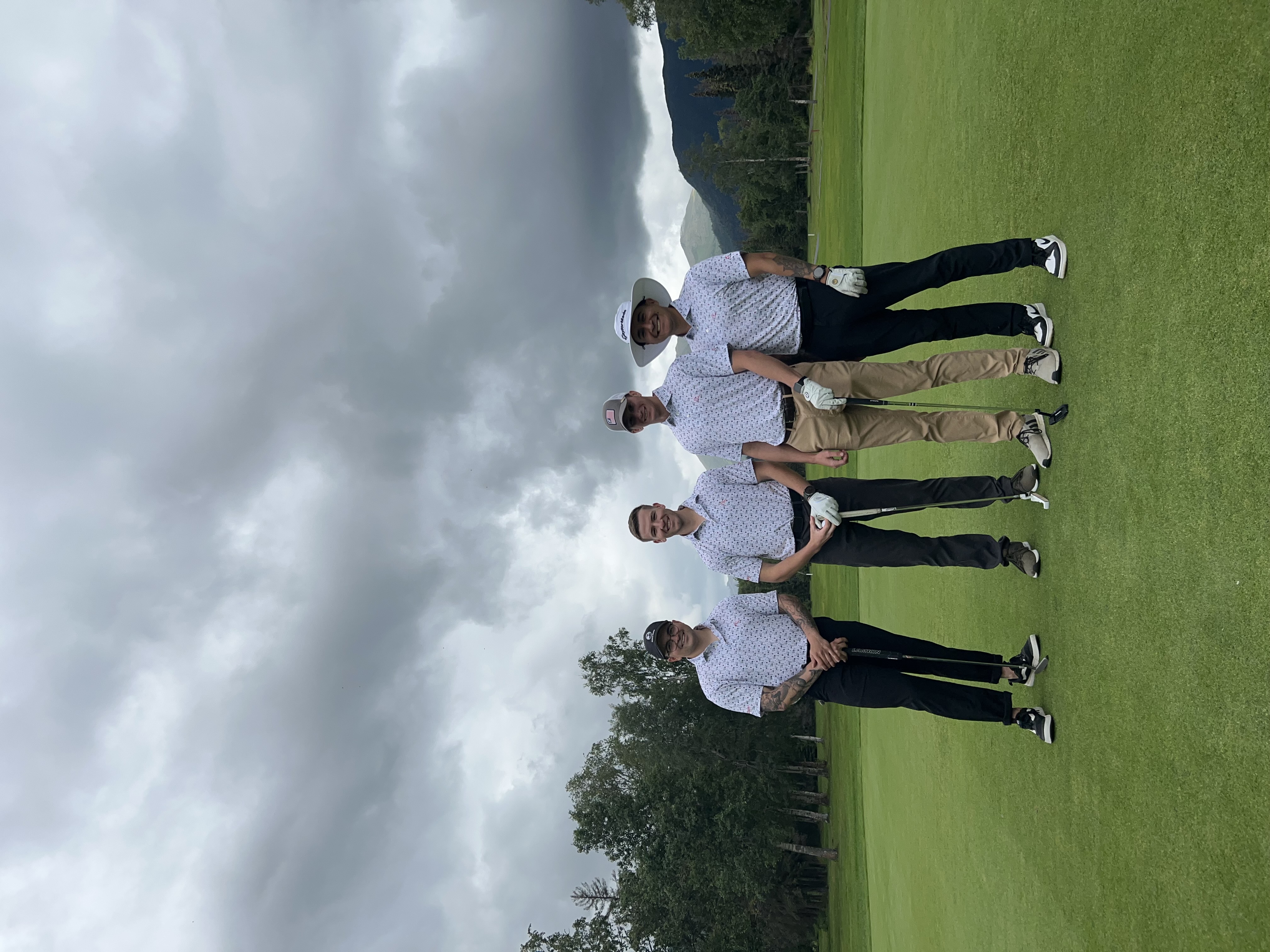 11th airborne playing golf